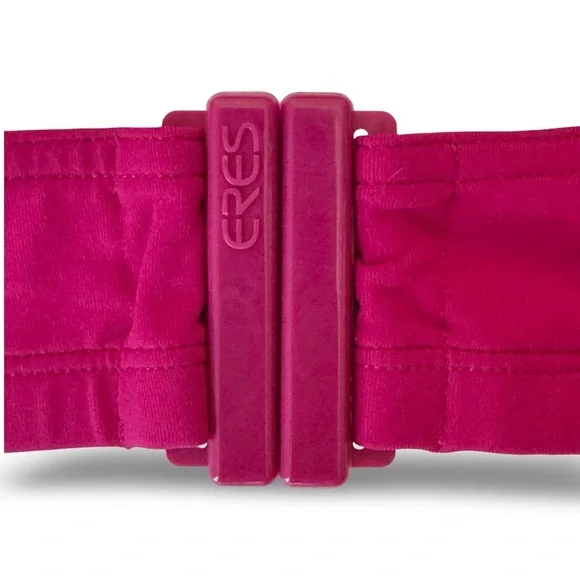 NWT ERES “Compact Stud” Full Cup Triangle Bikini Top Braided Circle Pink Size 14 - Picture 8 of 16